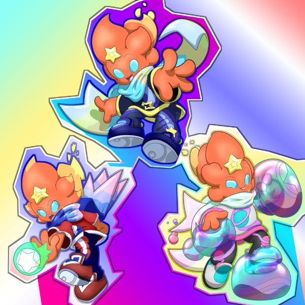 Blue Star, Red Star, White Star, Comet.png